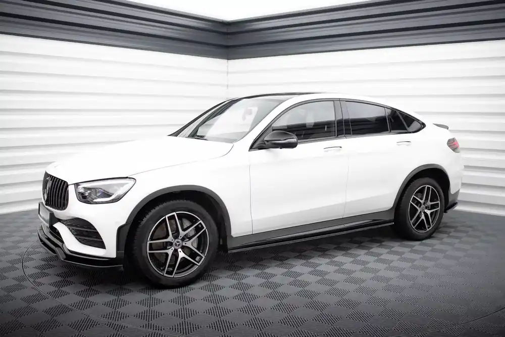 Echt Seitenschweller Ansatz V.3 passend für Mercedes-Benz GLC Coupe AMG-Line C253