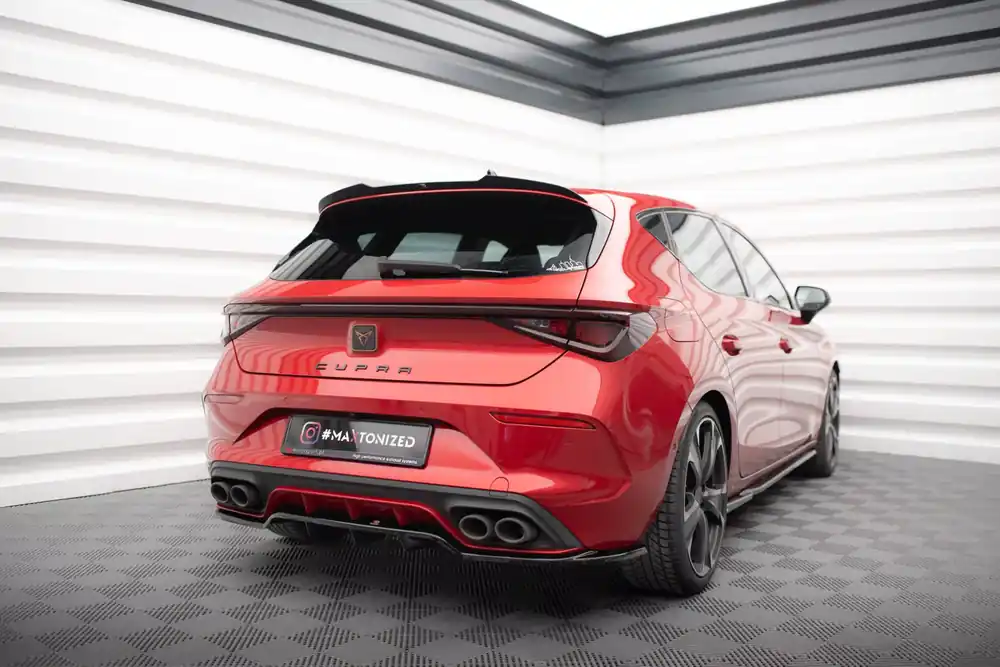 Mittlerer Cup Diffusor DTM Look Heck Ansatz passend für Cupra Leon Hatchback Mk1 Beliebt