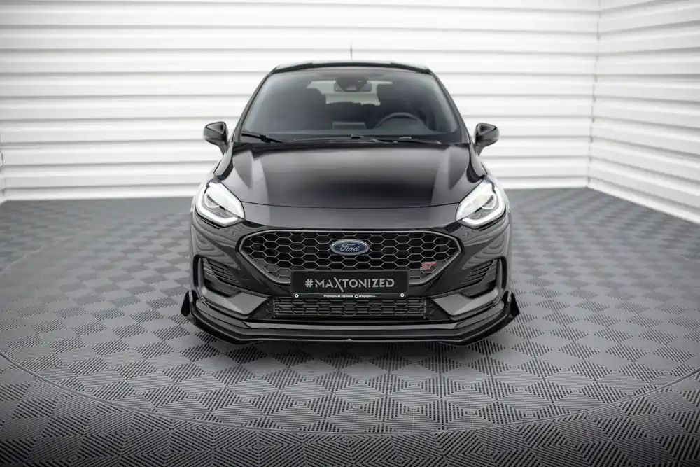 Neue Ware Street Pro Front Ansatz + Flaps passend für Ford Fiesta ST Mk8 Facelift