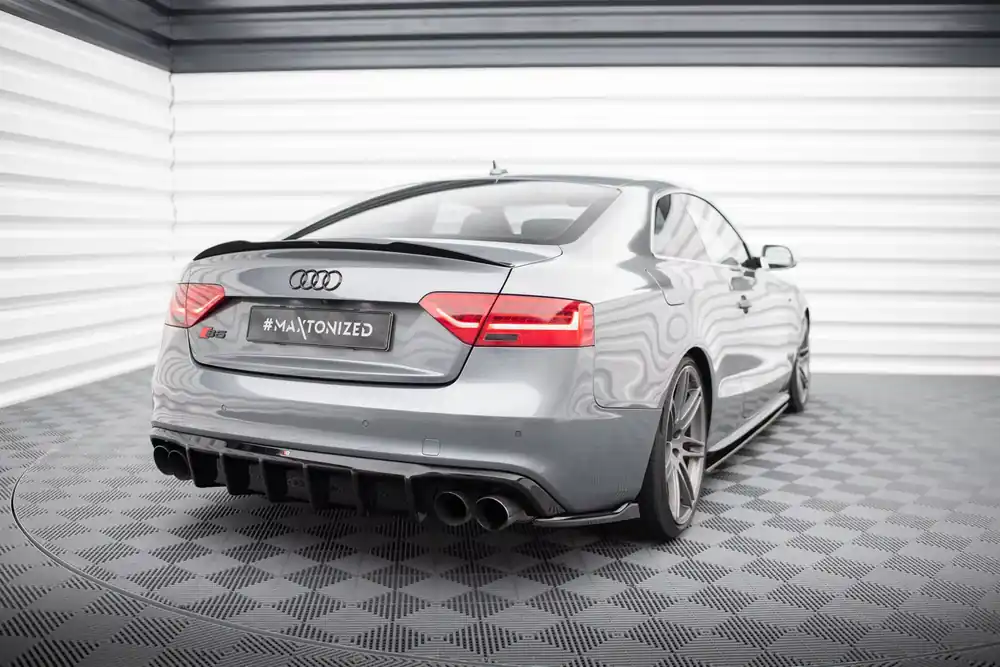 Saisonangebot Heck Ansatz Flaps Diffusor passend für Audi S5 / A5 S-Line 8T Facelift