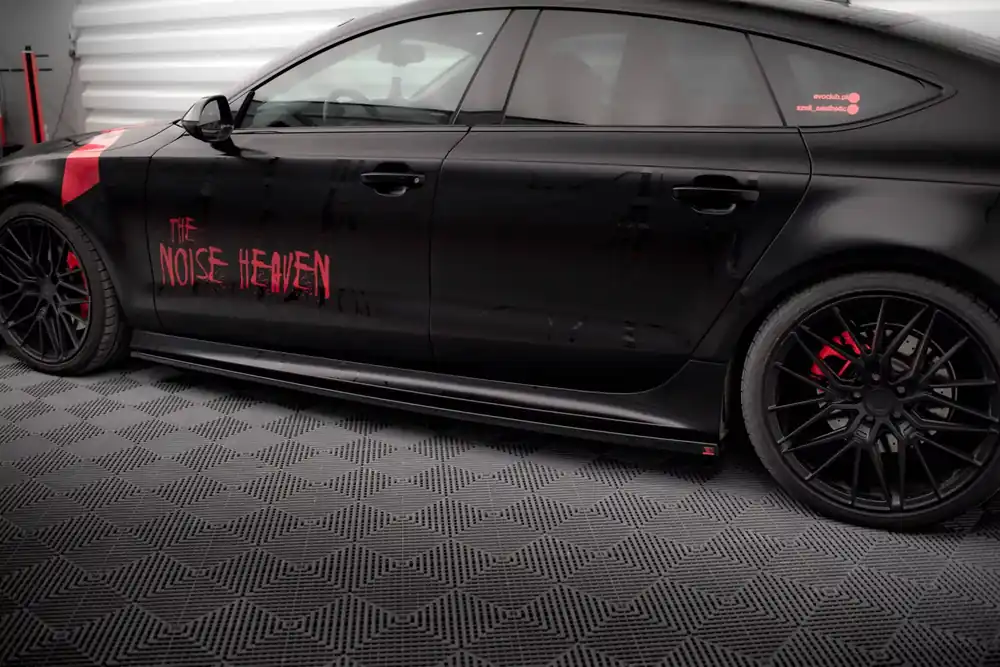 Seitenschweller Ansatz passend für Audi A7 RS7 Look C7 Highlight