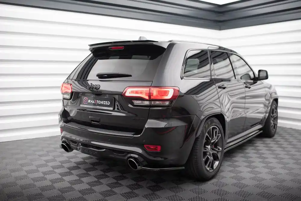 Wochenendangebot Heck Ansatz Flaps Diffusor passend für Jeep Grand Cherokee SRT WK2 Facelift