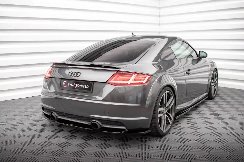 Heck Ansatz Flaps Diffusor V.1 passend für Audi TT S-Line 8S Kracherpreis
