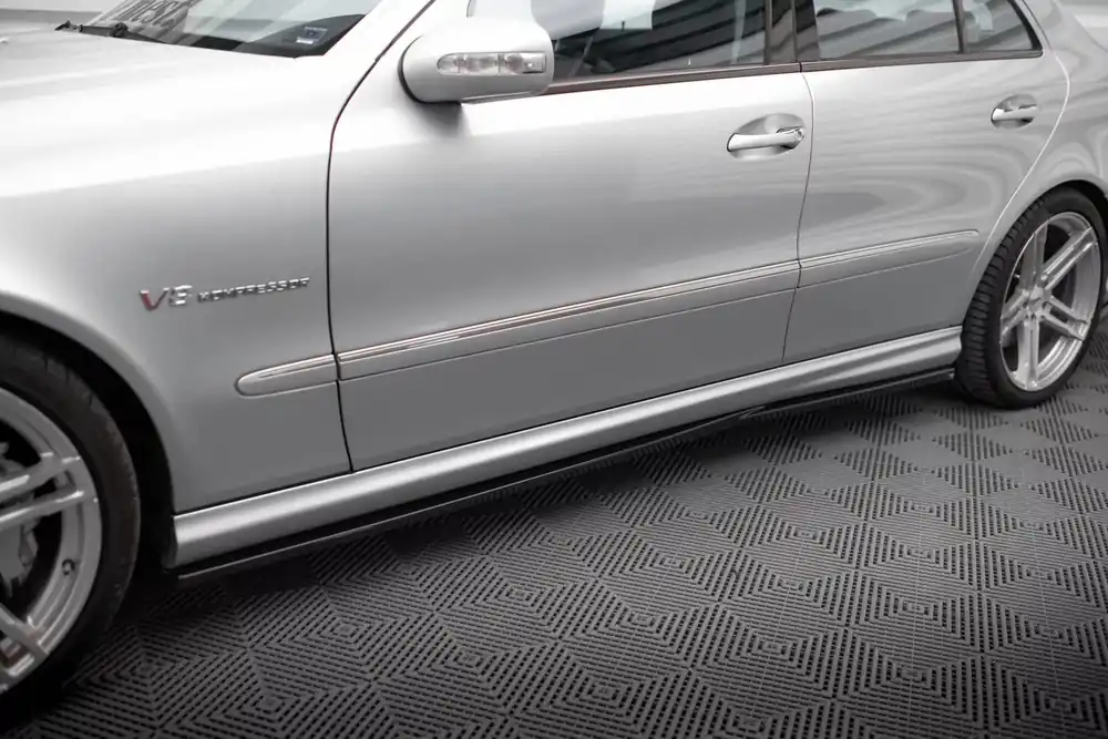 Seitenschweller Ansatz passend für Mercedes-Benz E 55 AMG W211 Preis Gesenkt
