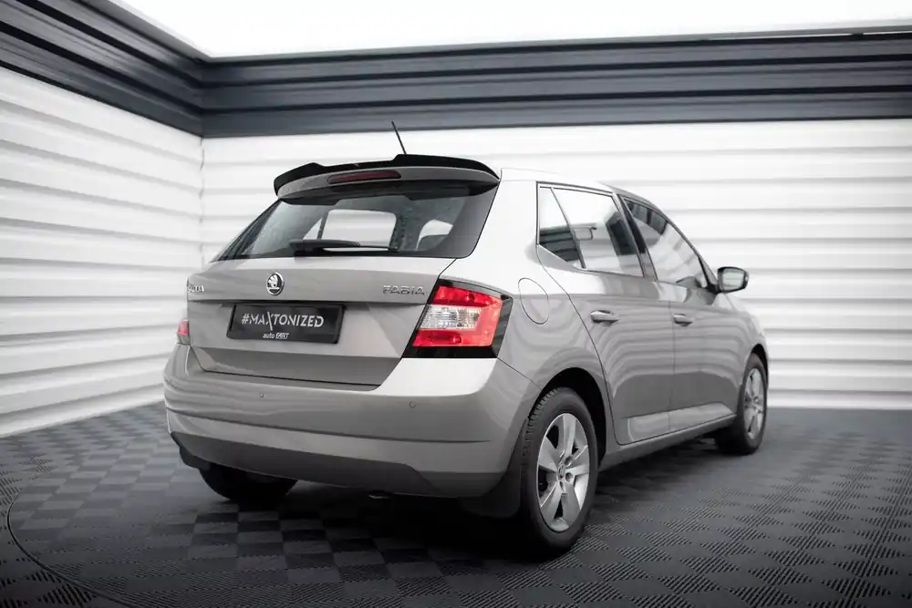 Geprüft Spoiler CAP passend für Skoda Fabia Hatchback Mk3