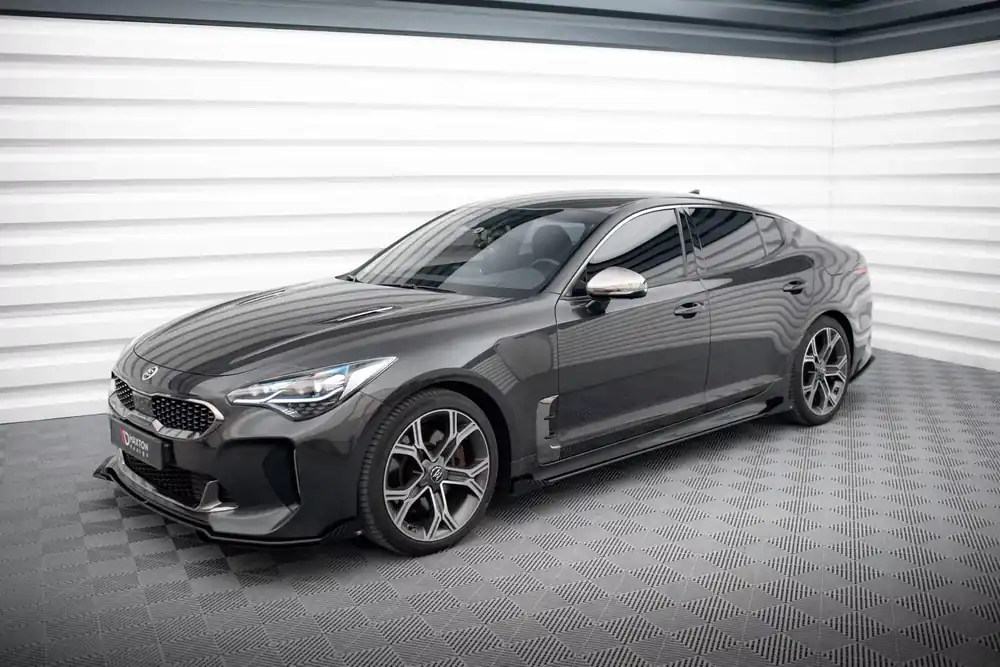 Street Pro Seitenschweller Ansatz + Flaps passend für Kia Stinger GT / GT-Line / Standard Mk1 Nur Für Kurze Zeit