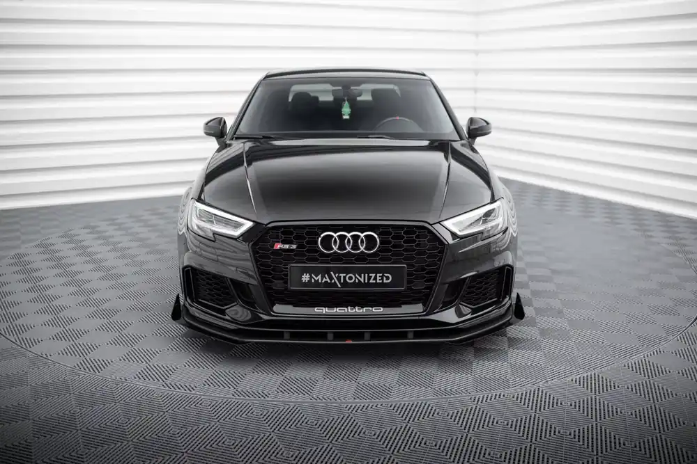 Wochenendangebot Street Pro Front Ansatz V.1 + Flaps passend für Audi RS3 Limousine 8V Facelift