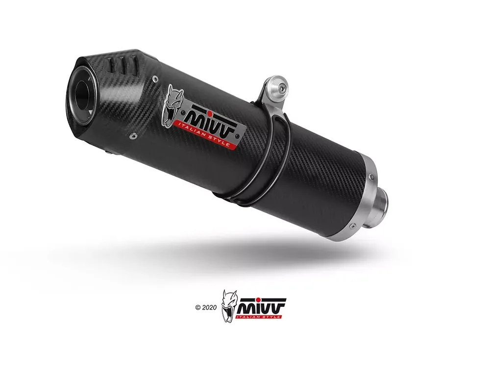 Sale MIVV OVAL CARBON Endschalldämpfer passend für Benelli TRK 702 / X 23-