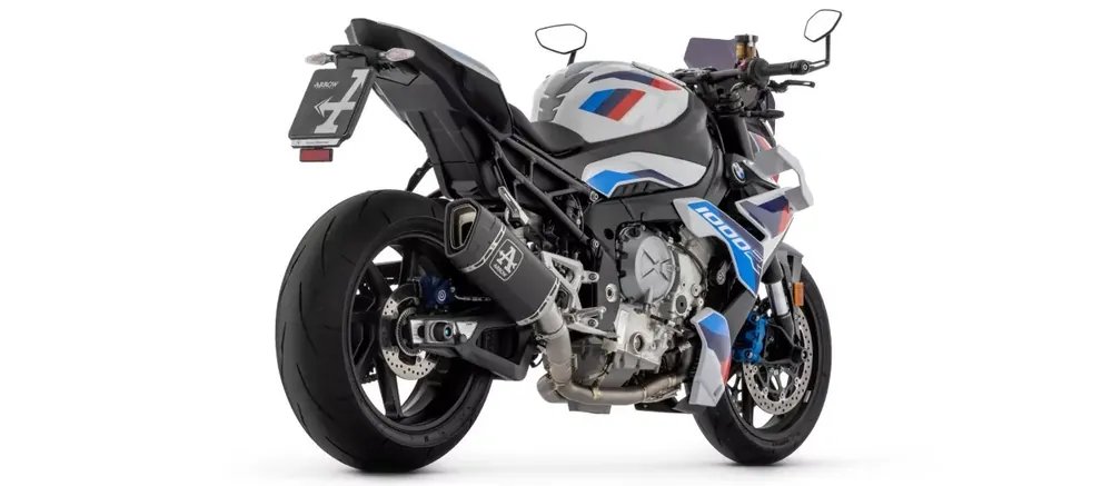 ARROW PISTA Titan Schwarz Endschalldämpfer passend für BMW M 1000 RR 20-23 Meistverkauft