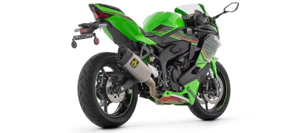 Jetzt Kaufen ARROW Competition Pista Volltitan Auspuff passend für Kawasaki ZX-4R 2024