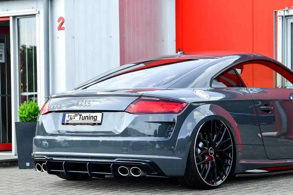 Preisknaller Racing Heckansatz Diffusor passend für Audi TTS 8S Facelift