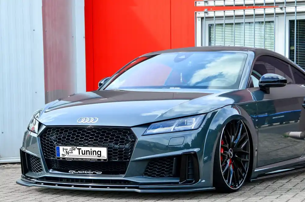 Spoilerschwert Frontspoiler aus ABS passend für Audi TT TTS 8S S-Line Facelift Neuheit