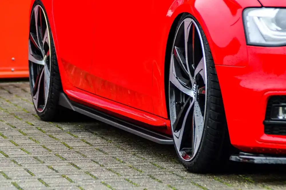 Preis Gesenkt CUP3 Seitenschweller mit Wing passend für Audi A4 B8 S-Line & S4 B8 Facelift (2011–2015)