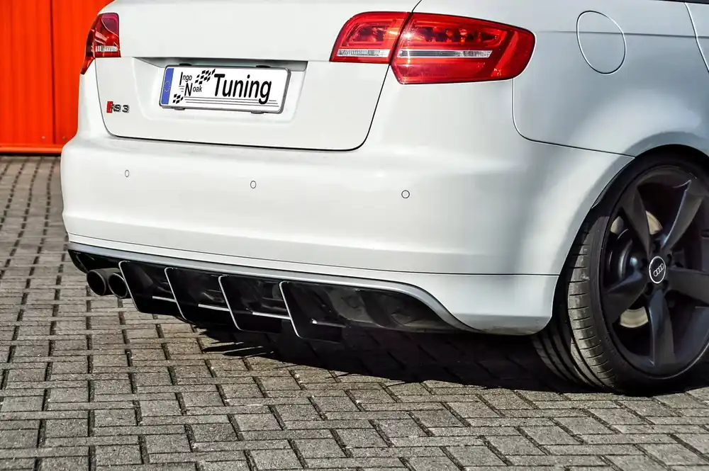 Sichere Zahlung Gefräster Heckansatz mit Finnen passend für Audi RS3 8PA