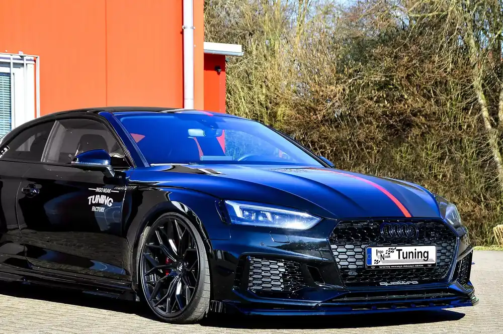 Markenware Cup Frontspoilerlippe mit Wing passend für Audi RS5 F5 B9