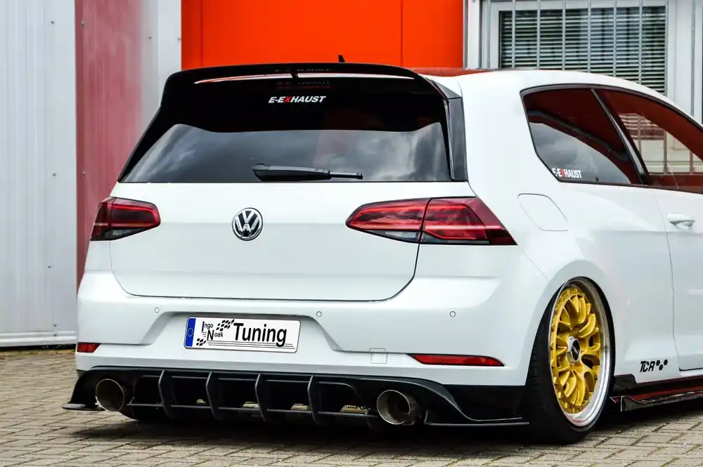 Racing Heckansatz Diffusor passend für VW Golf 7 GTI TCR Nur Heute