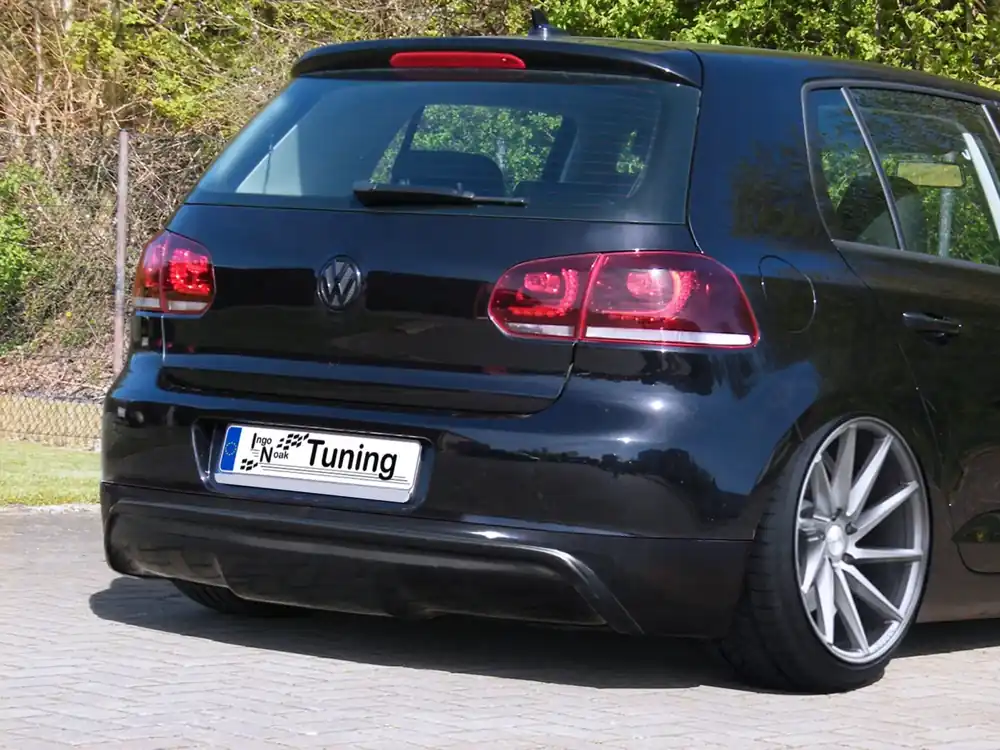 Garantierte Lieferung Heckansatz R-Look passend für VW Golf 6 Limousine 1K