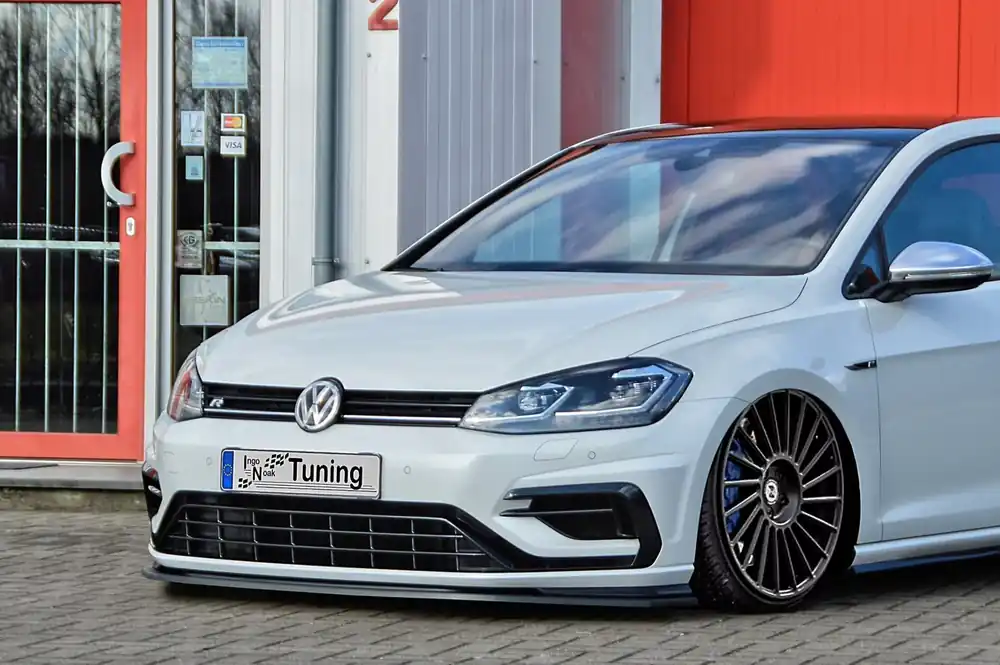 Wochenendangebot Spoilerschwert Frontspoiler passend für VW Golf 7 R + R-Line Facelift