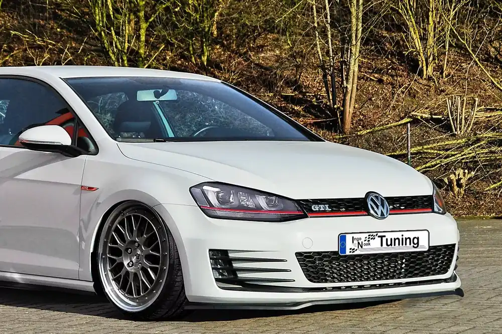 Highlight Cup Frontspoilerlippe Version 2 passend für VW Golf 7 GTI + GTD AU