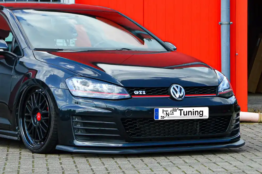Cup Frontspoilerlippe V2 passend für VW Golf 7 GTI GTD Neue Ware