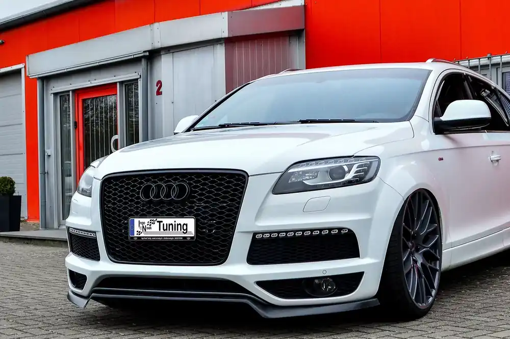 Cup Frontspoilerlippe passend für Audi Q7 4L S-Line aus ABS Saisonangebot