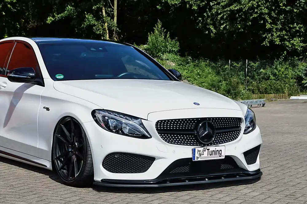 Zertifiziert Cup Frontspoilerlippe passend für Mercedes C W205 43 AMG Limousine
