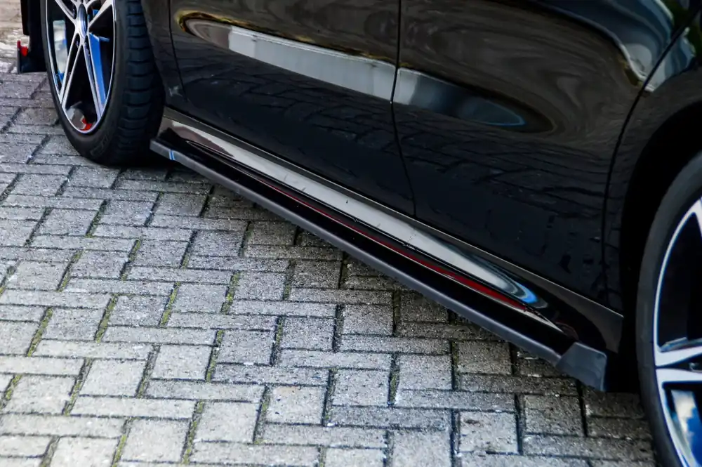 CUP Seitenschweller mit Wing hinten passend für Mercedes CLA X118 C118 AMG-Line ab 2019 Jetzt Kaufen
