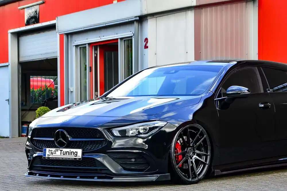 Abverkauf Cup Spoilerlippe mit Wing ABS passend für Mercedes CLA AMG-Line C118 X118