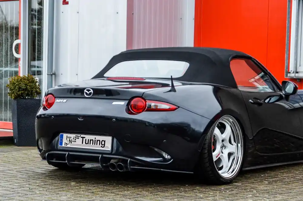 Gefräster Heckansatz mit Seitenflaps aus ABS passend für Mazda MX-5 ND-RF ab Bj. 2015 Sichere Zahlung