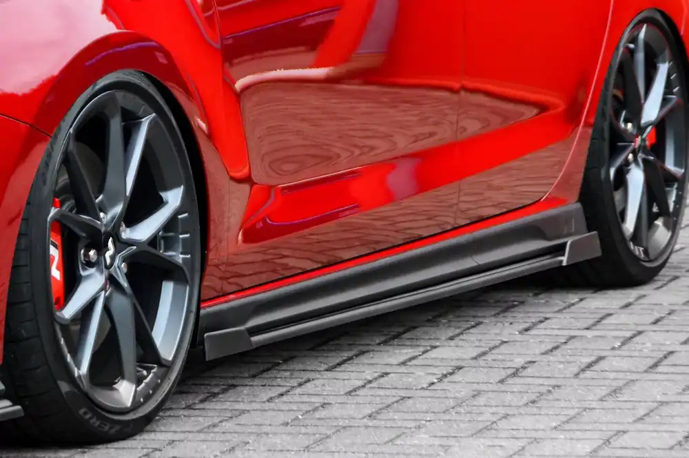CUP Seitenschweller mit Wing vorne + hinten passend für Hyundai I30N Facelift Markenware