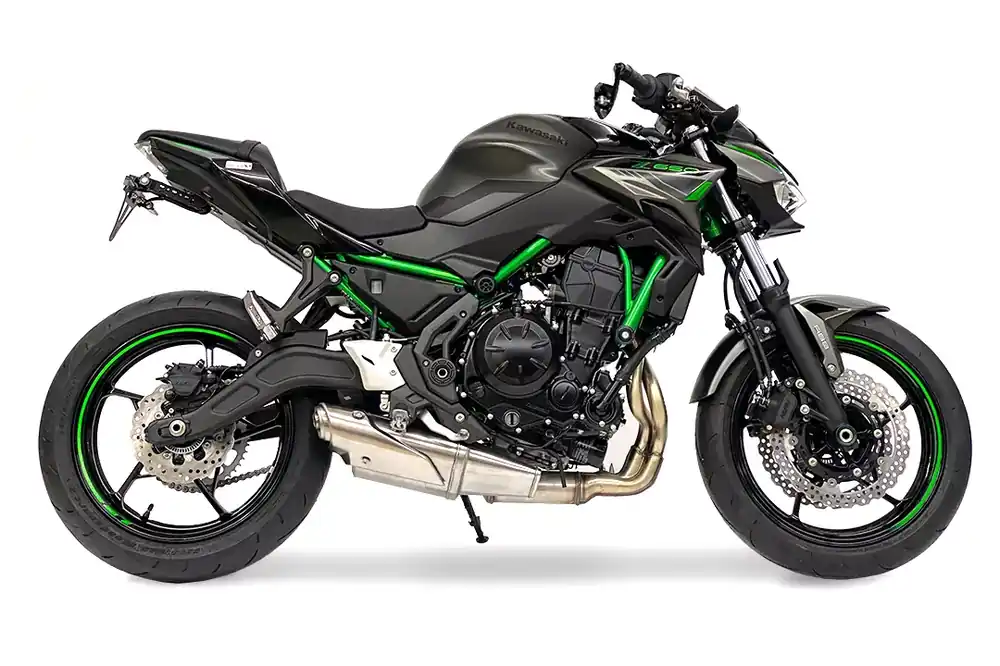 Jetzt Bestellen Barracuda BLACK EDITION Kit passend für Kawasaki Z650 2021–2022