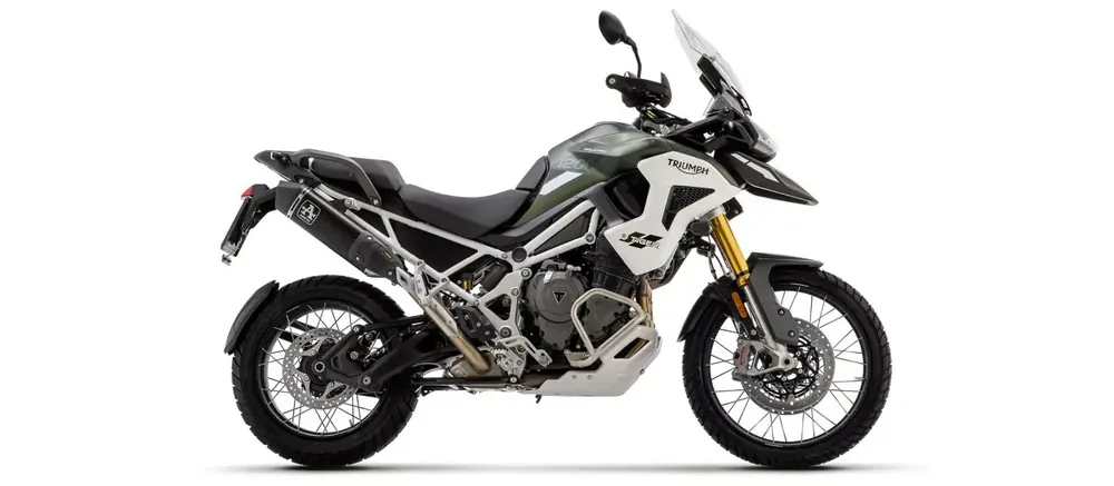 Highlight ARROW VELOCE Endschalldämpfer Aluminium Schwarz passend für Triumph Tiger 1200 22-23