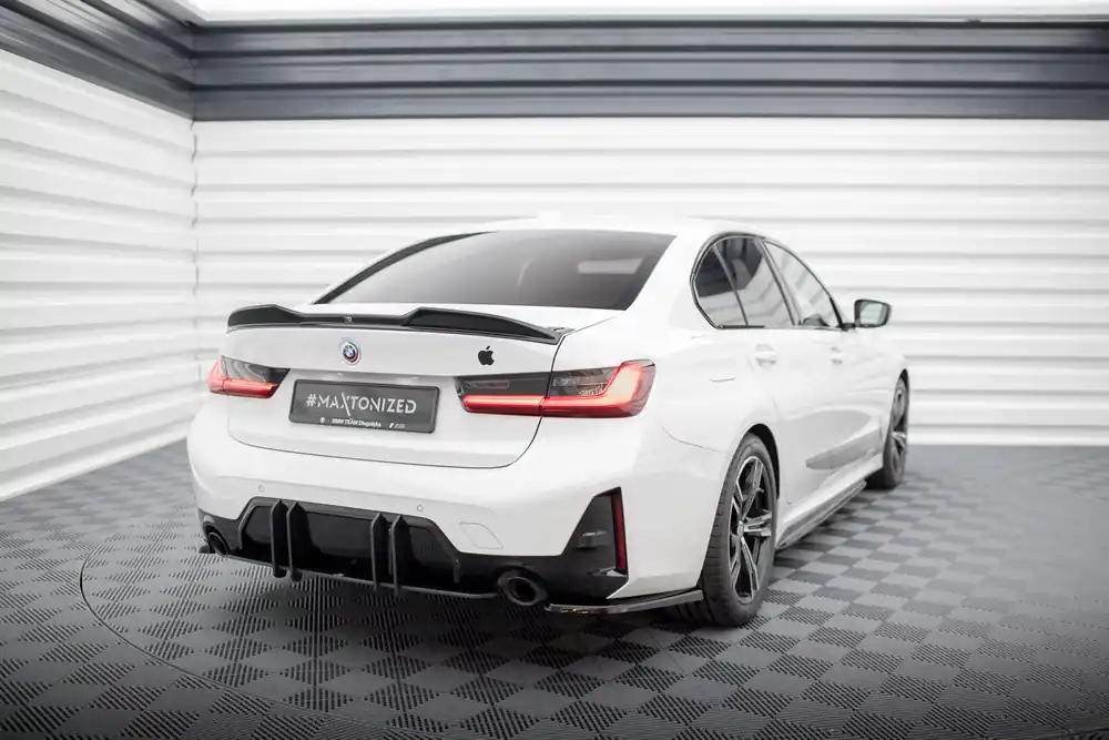 Heck Ansatz Flaps Diffusor passend für BMW M-Paket G20/G21 Facelift Expressversand