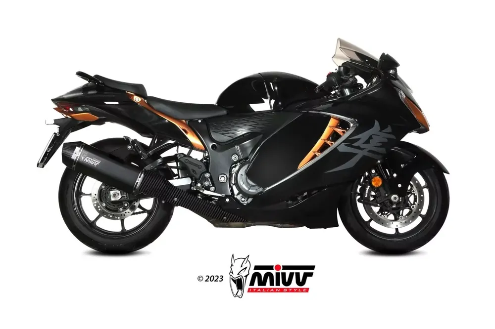 MIVV Speed Edge Titan Schwarz passend für Suzuki GSX-R 1300 Hayabusa 21-23 Abverkauf