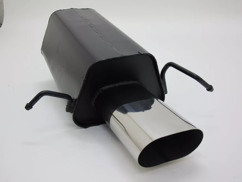 Novus Sportauspuff 135x75mm scharfkantig passend für Mercedes CLK W209 Must-Have