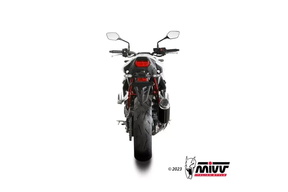 Preisreduziert MIVV GPPro Edelstahl Schwarz passend für Honda CB 750 Hornet 2023-2025