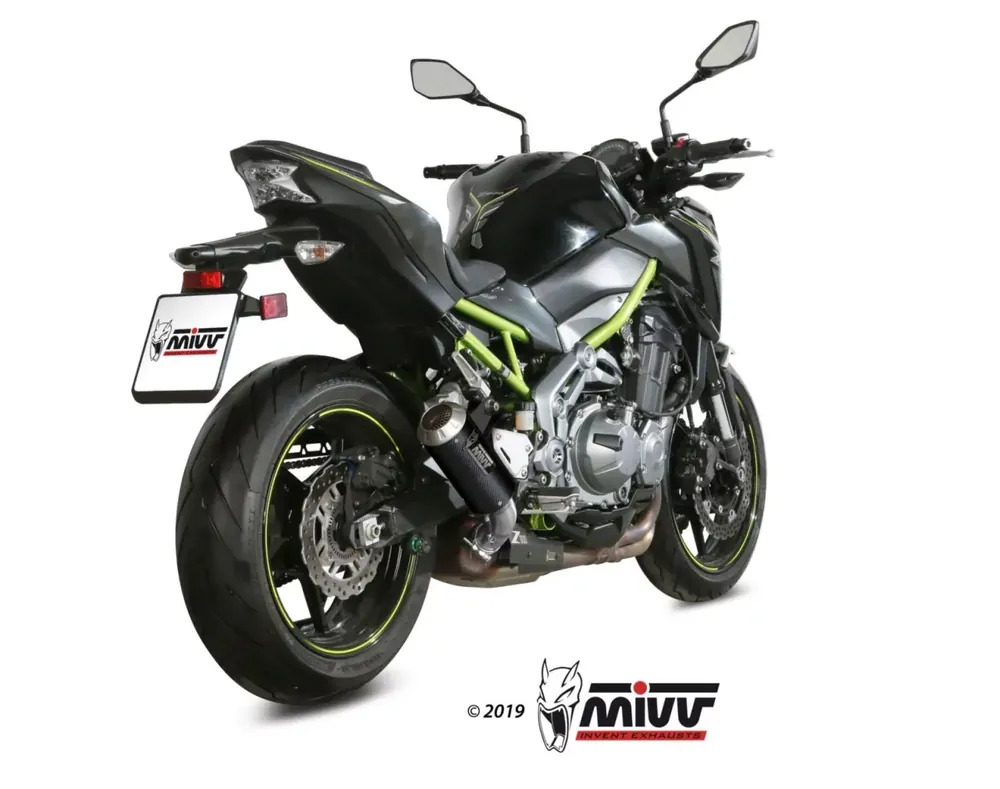 MIVV MK3 Carbon Endschalldämpfer passend für Kawasaki Z900 A2 (17–23) Finale Aktion