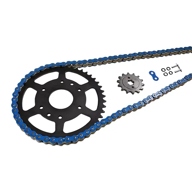 Direkt Vom Hersteller EK Chain Kettensatz 520 MVXZ-2 passend für CF Moto 650 NK / 650 GT / 650 MT, Blau