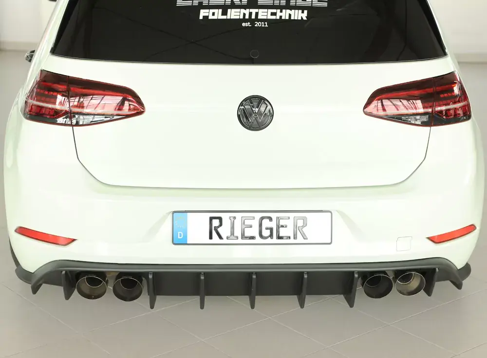 Wochenendangebot Rieger Heckeinsatz passend für VW Golf 7 R ab Facelift