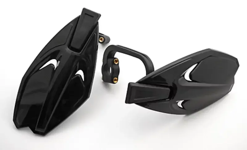 SHIN YO Handprotektoren Off-Road schwarz mit Anbausatz Neue Kollektion