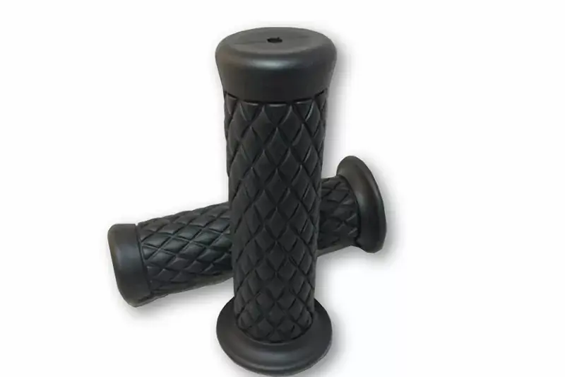SHIN YO Custom Diamond Style Lenkergriffe Schwarz 1 Zoll (Paar) Markenware