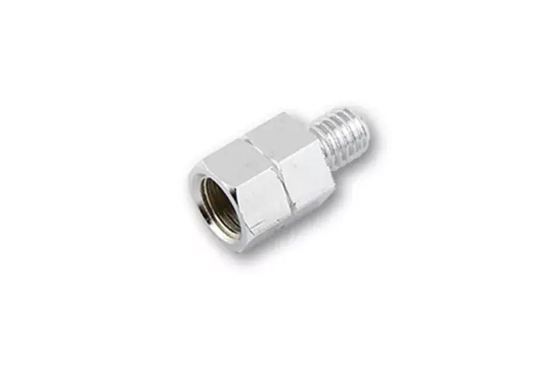 Preisknaller SHIN YO Spiegeladapter M10x1,25 RH auf M8 LH verchromt