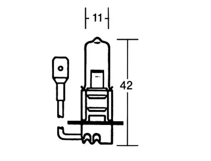 Ausverkauf SHIN YO Glühlampe H3 12V 55W PK22S mit E-Prüfung