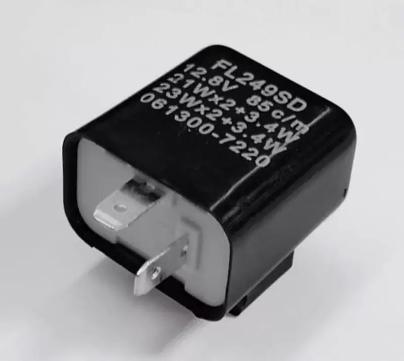 Abverkauf SHIN YO Blinkrelais 2-polig 12V 21W Schwarz
