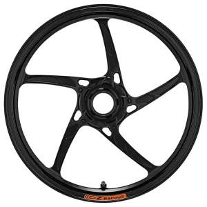 Jetzt Kaufen OZ Piega Aluminium Schmiedefelgen Satz Schwarz glänzend passend für Ducati Panigale & Streetfighter