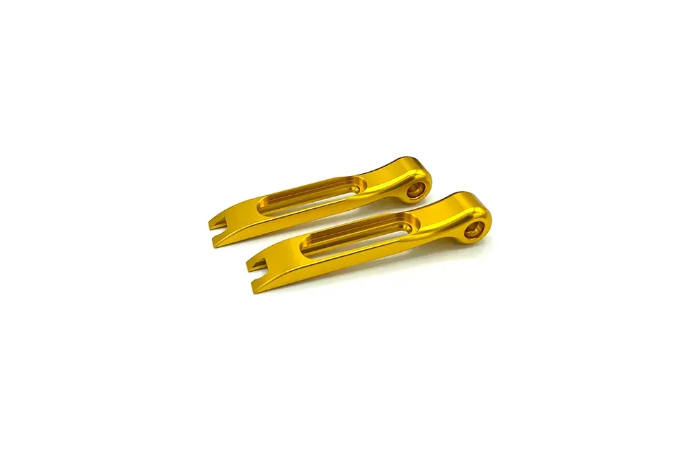 Finale Aktion Farbiges Endstück für Hebel EVO by ALPHA RACING Aluminium goldfarben