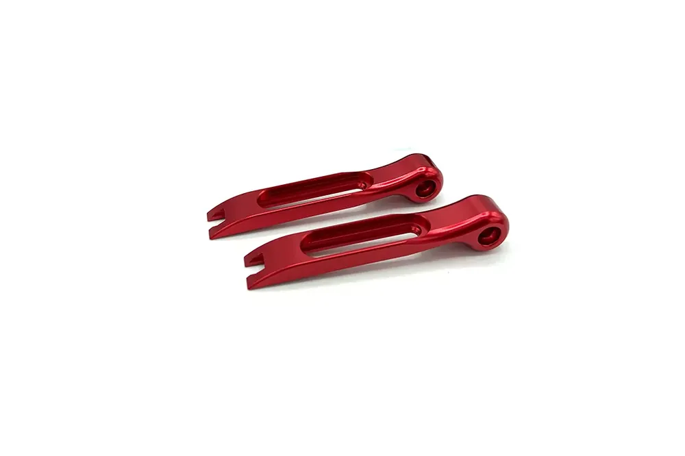 Meistverkauft Farbiges Endstück für Hebel EVO by ALPHA RACING Aluminium rot