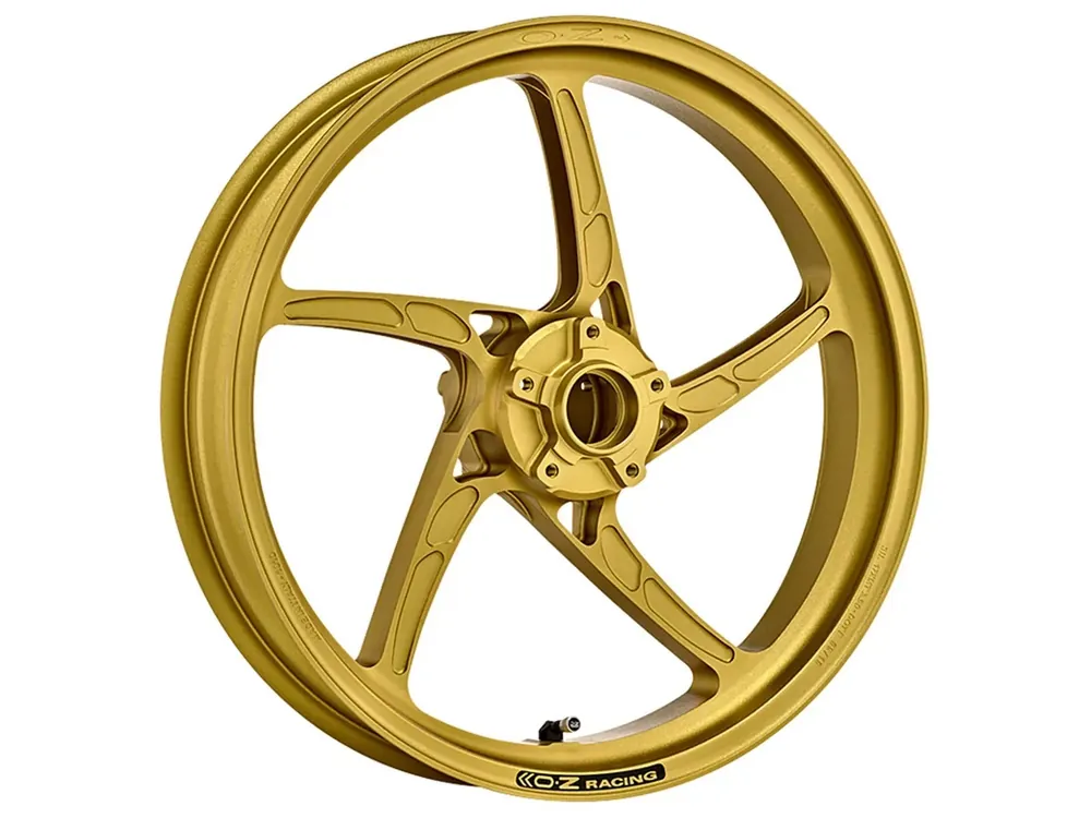 Nur Für Kurze Zeit OZ Piega Aluminium Schmiedefelge vorne gold matt passend für MV Agusta F3 675 800 Brutale 675 800 (Dragster) Rivale 800 2011–2023