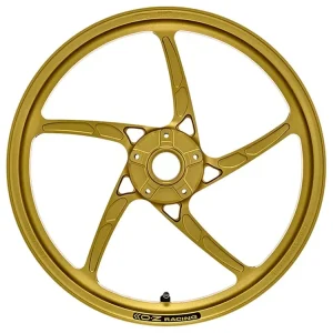 Ausverkauf OZ Piega Aluminium Schmiedefelge vorne gold matt passend für Yamaha YZF-R3 RH07 / RH12 2015-2018