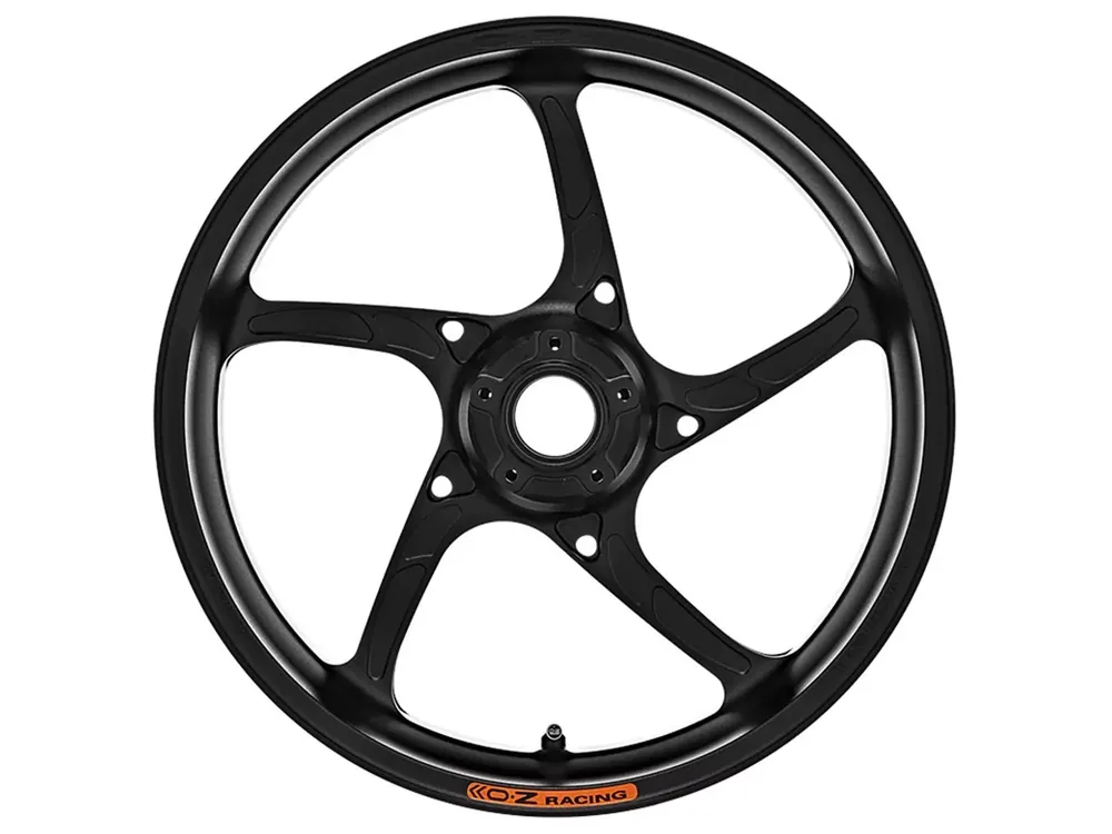 OZ Piega Aluminium Schmiedefelge hinten schwarz matt passend für Kawasaki Ninja 400 / Z400 Sonderaktion